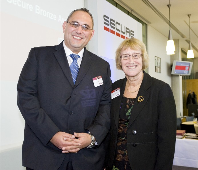 Simon with Baroness Henig